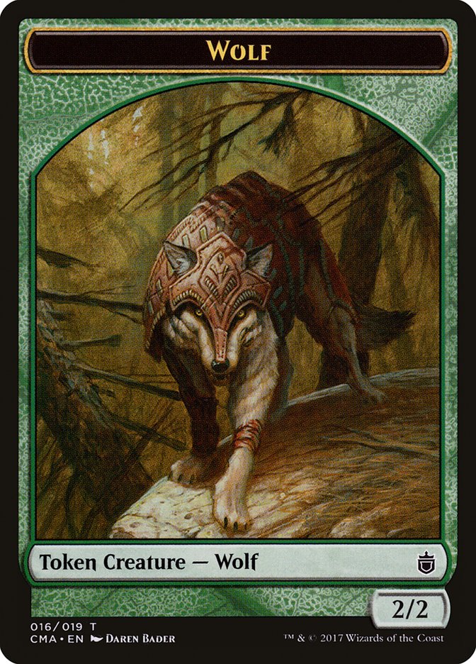 Wolf (016/019) [Commander Anthology Tokens] | Exor Games Dartmouth