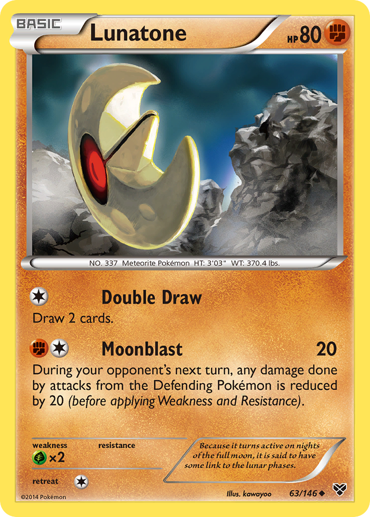 Lunatone (63/146) [XY: Base Set] | Exor Games Dartmouth