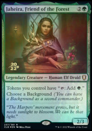 Jaheira, Friend of the Forest [Commander Legends: Battle for Baldur's Gate Prerelease Promos] | Exor Games Dartmouth