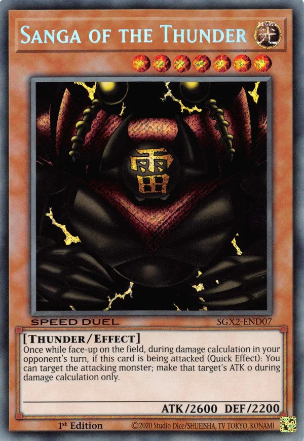 Sanga of the Thunder [SGX2-END07] Secret Rare | Exor Games Dartmouth