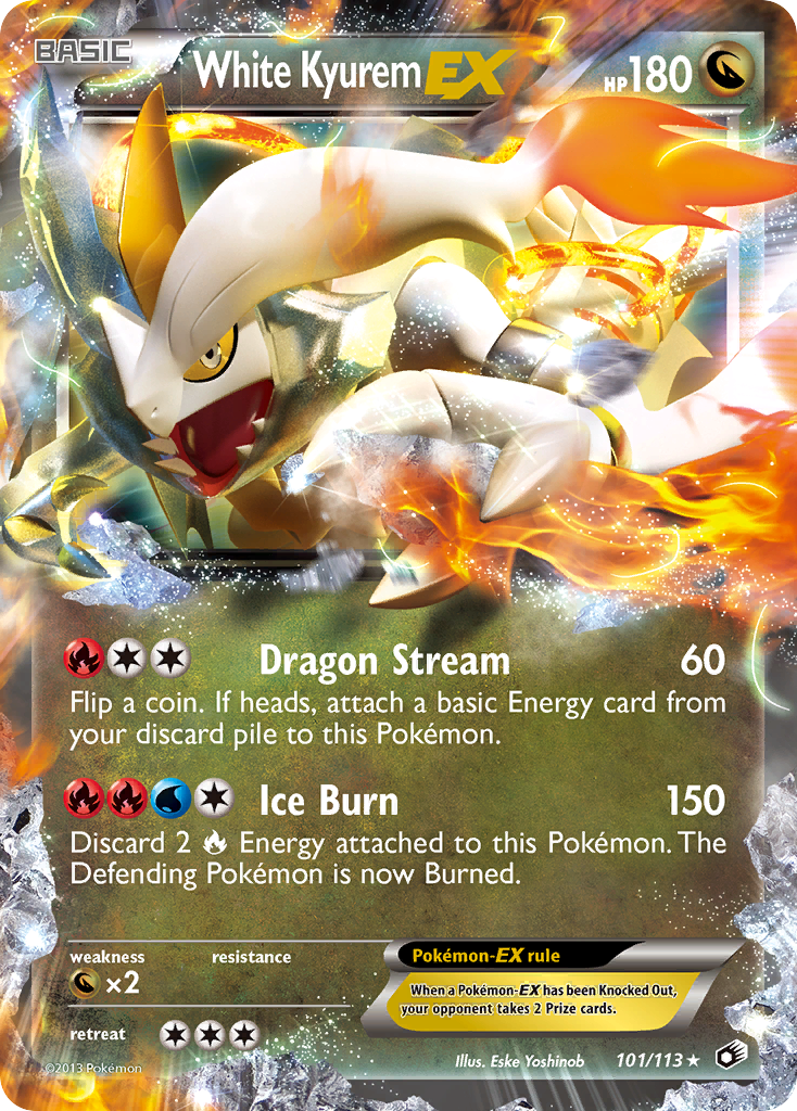 White Kyurem EX (101/113) [Black & White: Legendary Treasures] | Exor Games Dartmouth