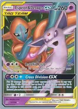Espeon & Deoxys GX (72/236) (Perfection - Henry Brand) [World Championships 2019] | Exor Games Dartmouth