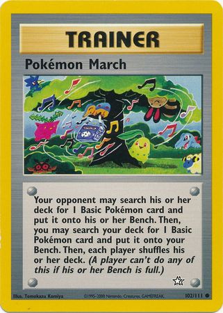 Pokemon March (102/111) [Neo Genesis Unlimited] | Exor Games Dartmouth