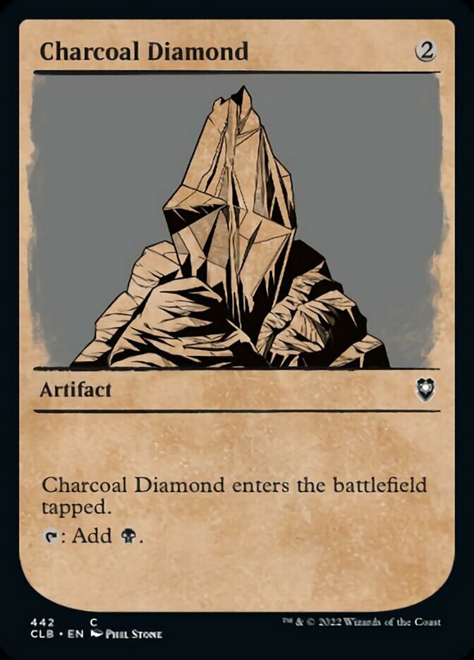 Charcoal Diamond (Showcase) [Commander Legends: Battle for Baldur's Gate] | Exor Games Dartmouth