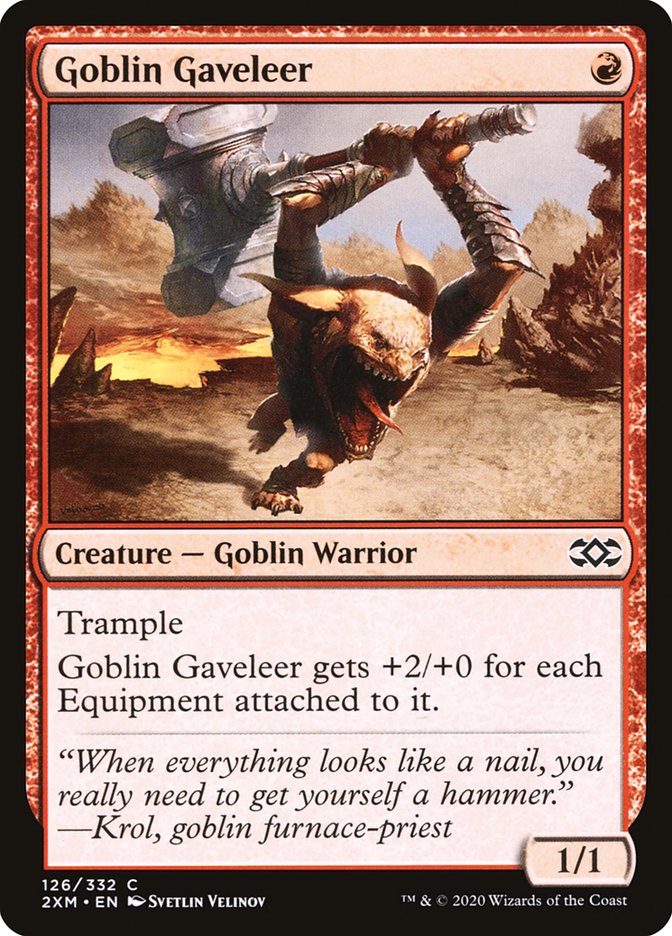 Goblin Gaveleer [Double Masters] | Exor Games Dartmouth