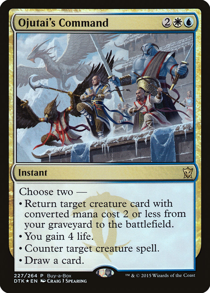 Ojutai's Command (Buy-A-Box) [Dragons of Tarkir Promos] | Exor Games Dartmouth