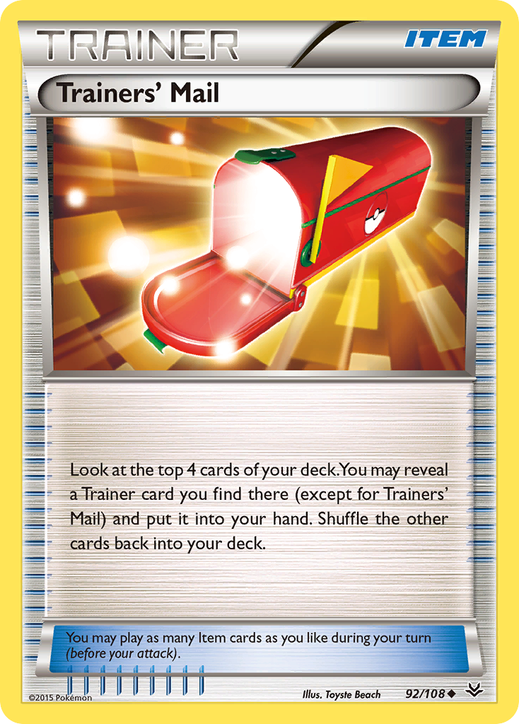 Trainers' Mail (92/108) [XY: Roaring Skies] | Exor Games Dartmouth