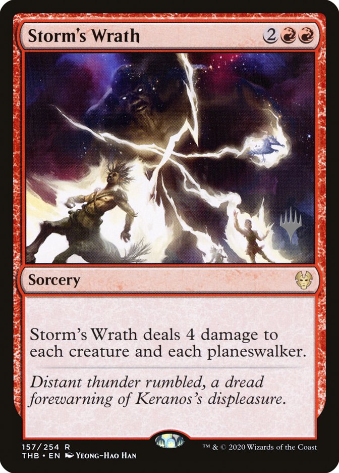 Storm's Wrath  (Promo Pack) [Theros Beyond Death Promos] | Exor Games Dartmouth