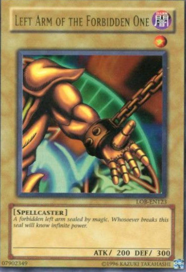 Left Arm of the Forbidden One [LOB-EN123] Ultra Rare | Exor Games Dartmouth