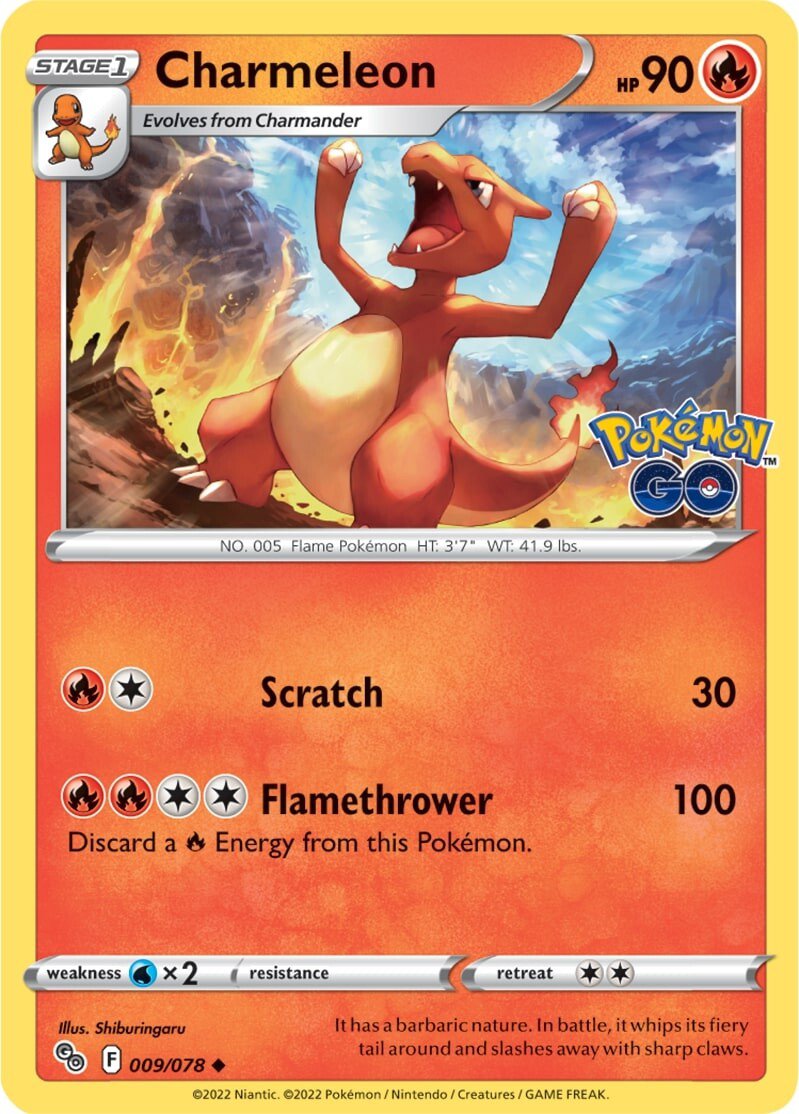 Charmeleon (009/078) [Pokémon GO] | Exor Games Dartmouth