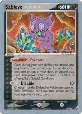 Sableye (10/100) (Intimidation - Tristan Robinson) [World Championships 2008] | Exor Games Dartmouth