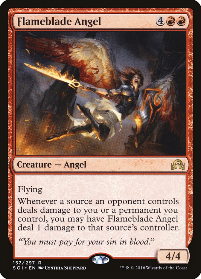 Flameblade Angel [Shadows over Innistrad] | Exor Games Dartmouth