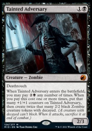 Tainted Adversary (Promo Pack) [Innistrad: Midnight Hunt Promos] | Exor Games Dartmouth