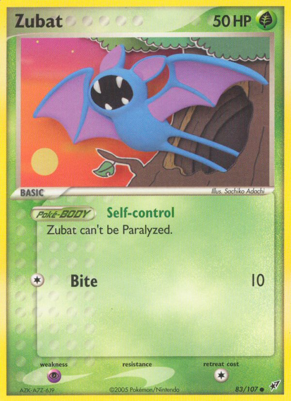 Zubat (83/107) [EX: Deoxys] | Exor Games Dartmouth