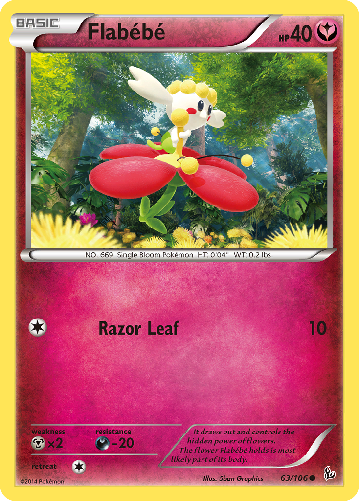 Flabebe (63/106) [XY: Flashfire] | Exor Games Dartmouth