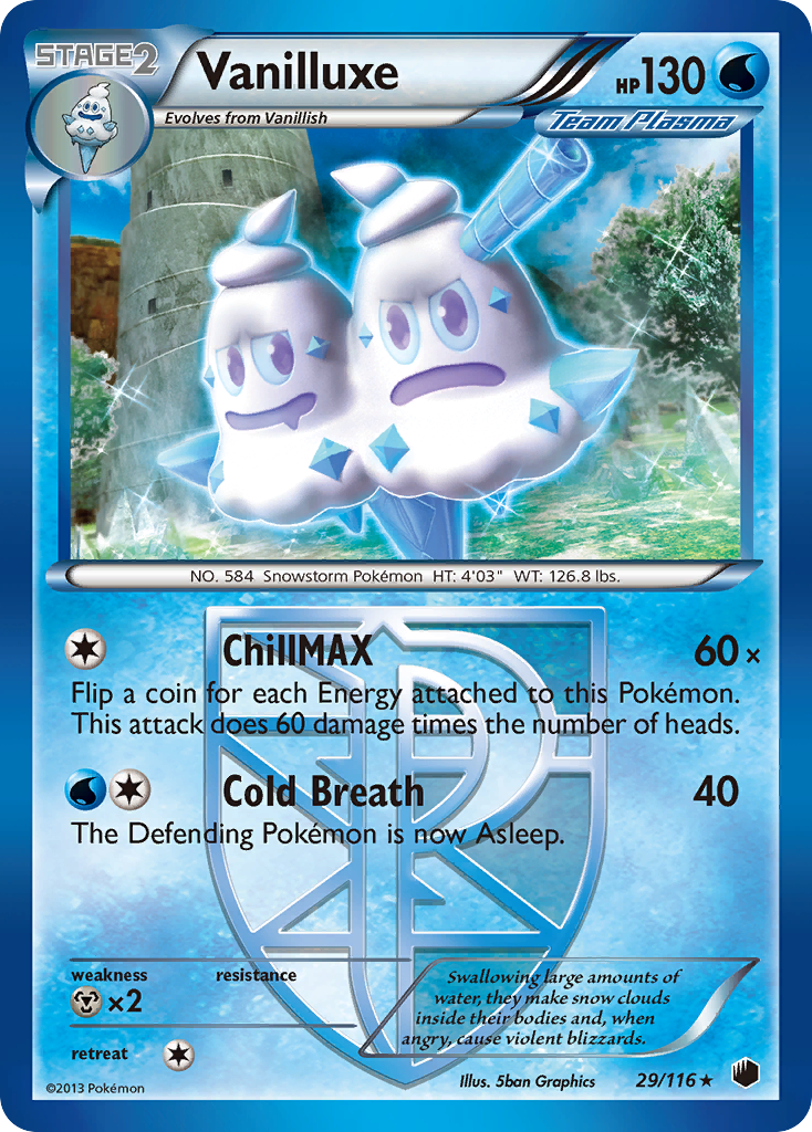 Vanilluxe (29/116) [Black & White: Plasma Freeze] | Exor Games Dartmouth