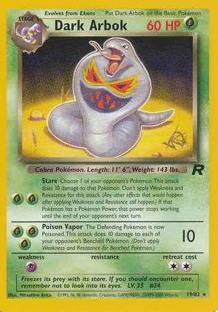 Dark Arbok (19/82) (W Stamped Promo) [Team Rocket Unlimited] | Exor Games Dartmouth