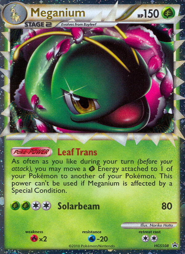 Meganium (HGSS08) [HeartGold & SoulSilver: Black Star Promos] | Exor Games Dartmouth