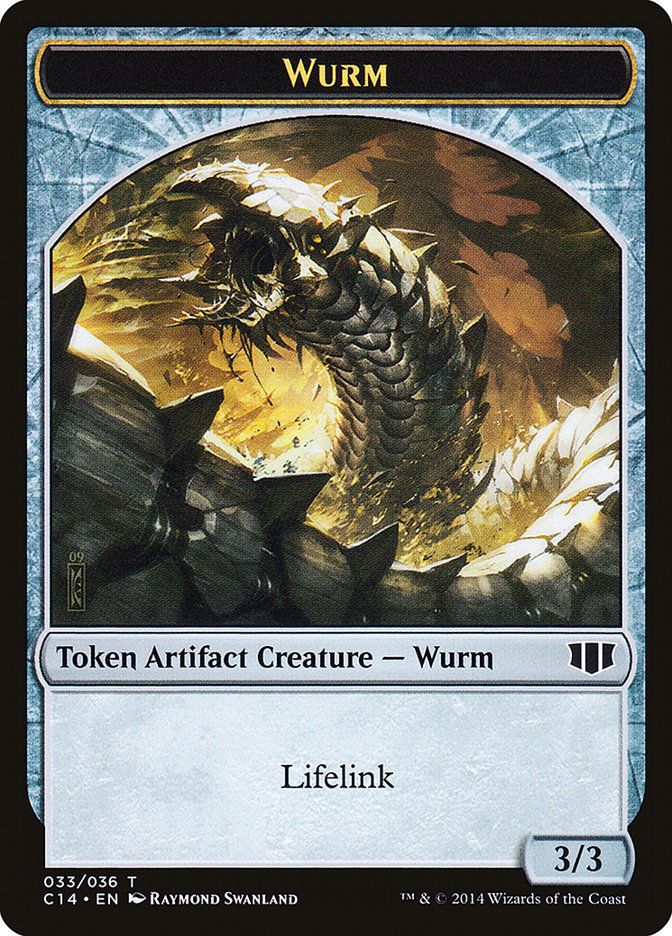 Wurm (033/036) // Goat Double-sided Token [Commander 2014 Tokens] | Exor Games Dartmouth