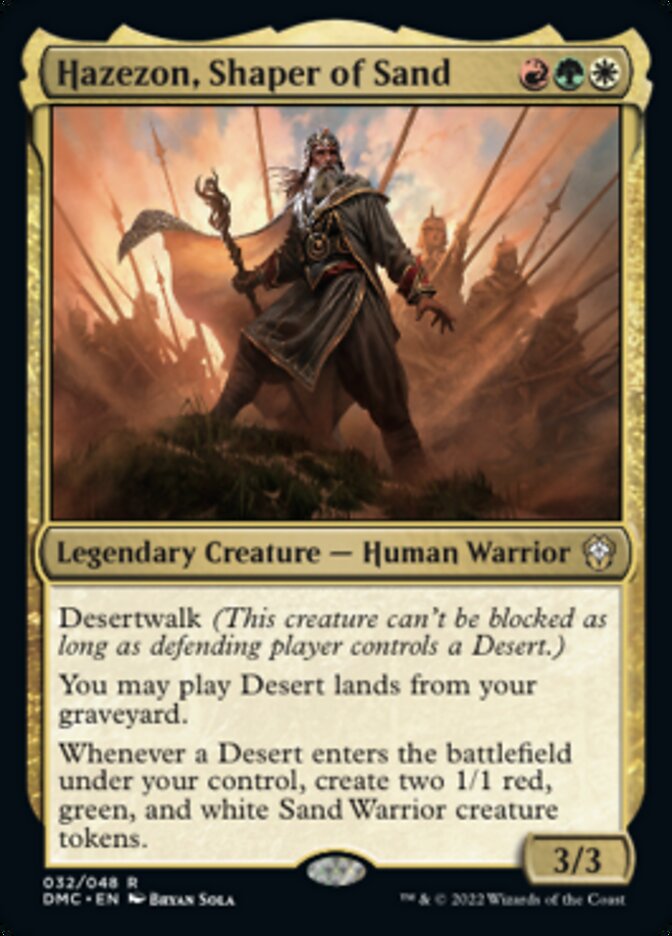 Hazezon, Shaper of Sand [Dominaria United Commander] | Exor Games Dartmouth