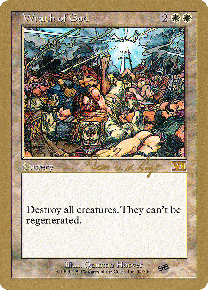 Wrath of God (Tom van de Logt) (SB) [World Championship Decks 2000] | Exor Games Dartmouth