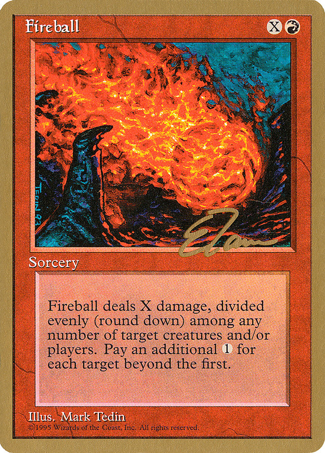 Fireball (Eric Tam) [Pro Tour Collector Set] | Exor Games Dartmouth