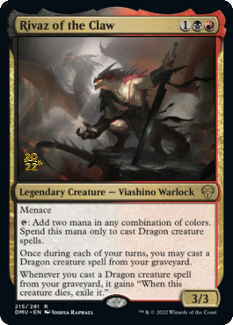 Rivaz of the Claw [Dominaria United Prerelease Promos] | Exor Games Dartmouth