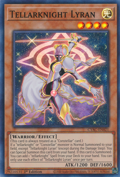 Tellarknight Lyran [CYAC-EN021] Super Rare | Exor Games Dartmouth