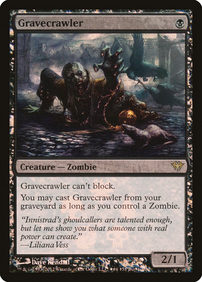 Gravecrawler (Buy-A-Box) [Dark Ascension Promos] | Exor Games Dartmouth