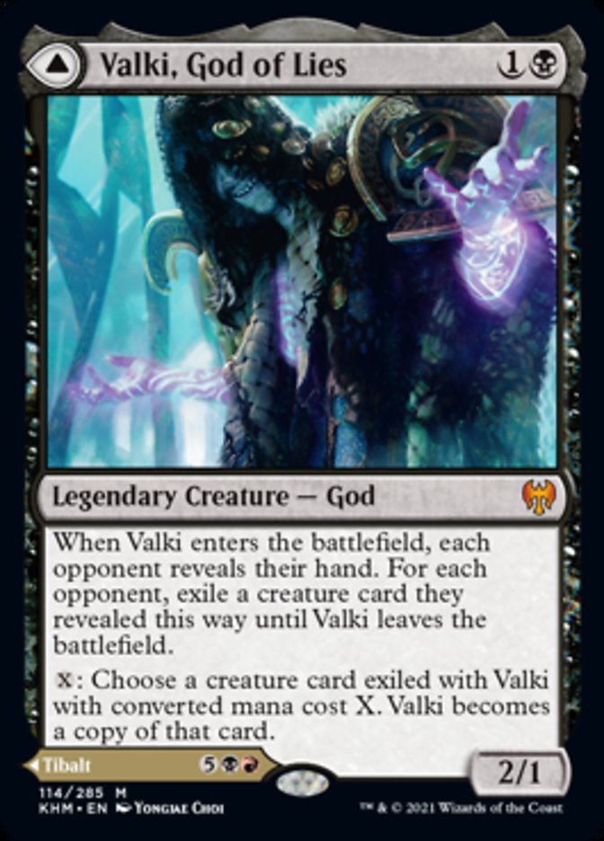 Valki, God of Lies // Tibalt, Cosmic Impostor [Kaldheim] | Exor Games Dartmouth