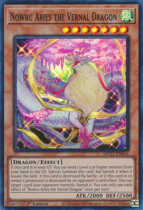Nowru Aries the Vernal Dragon [MP23-EN054] Super Rare | Exor Games Dartmouth