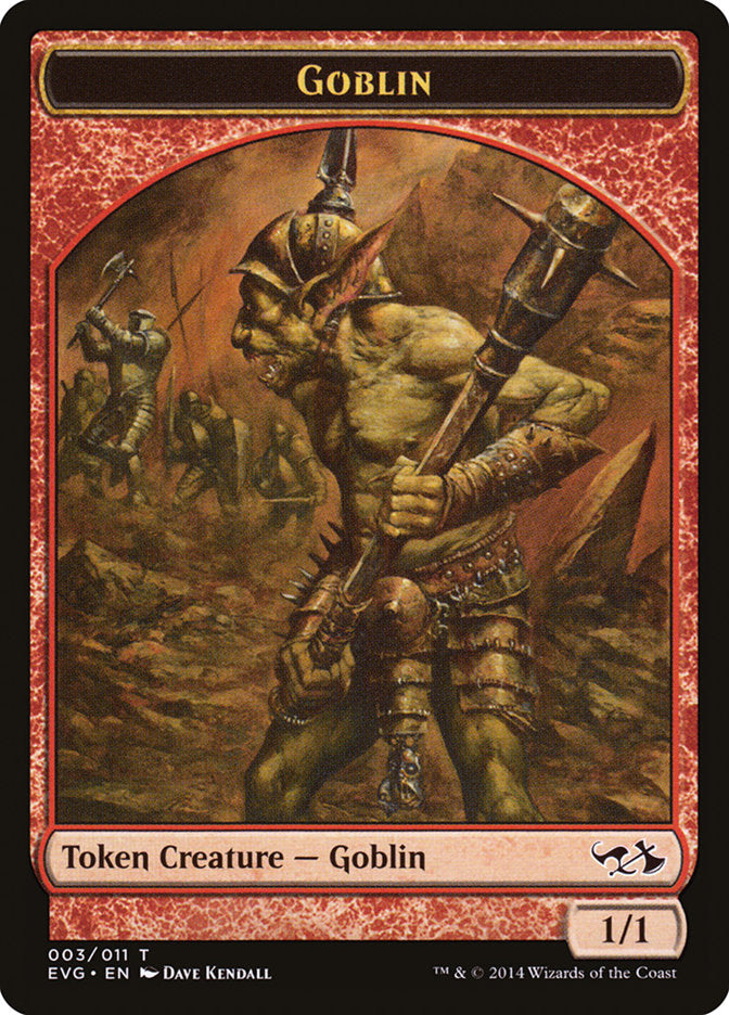 Goblin Token (Elves vs. Goblins) [Duel Decks Anthology Tokens] | Exor Games Dartmouth