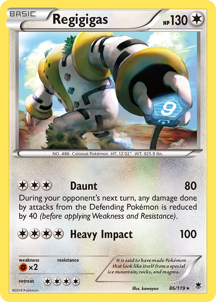 Regigigas (86/119) [XY: Phantom Forces] | Exor Games Dartmouth