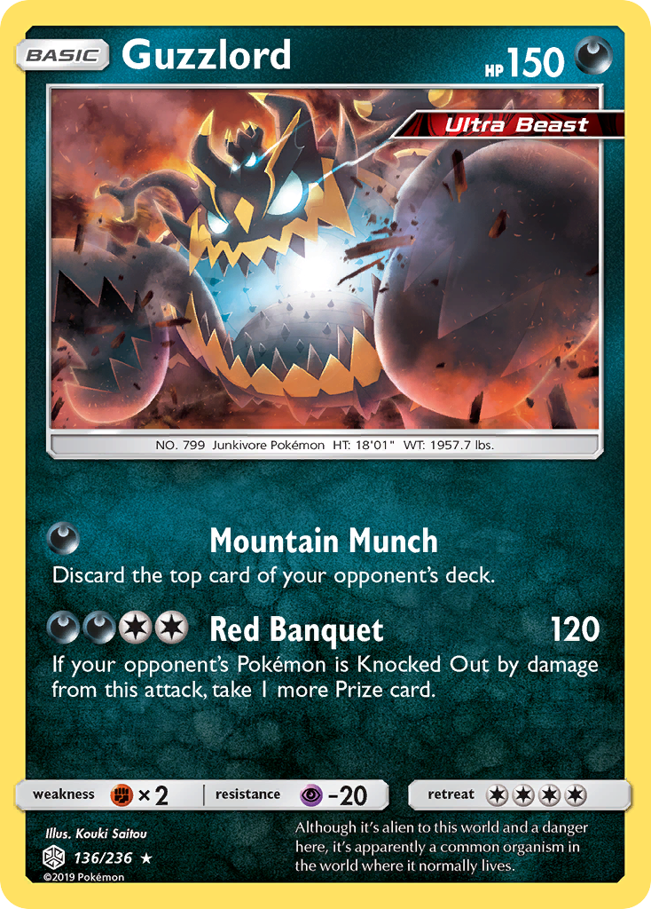 Guzzlord (136/236) [Sun & Moon: Cosmic Eclipse] | Exor Games Dartmouth