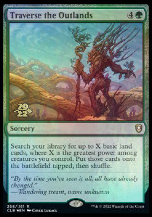 Traverse the Outlands [Commander Legends: Battle for Baldur's Gate Prerelease Promos] | Exor Games Dartmouth