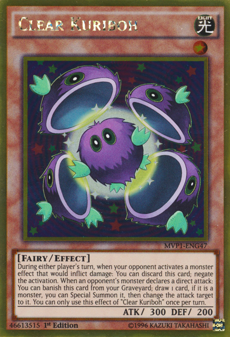 Clear Kuriboh [MVP1-ENG47] Gold Rare | Exor Games Dartmouth