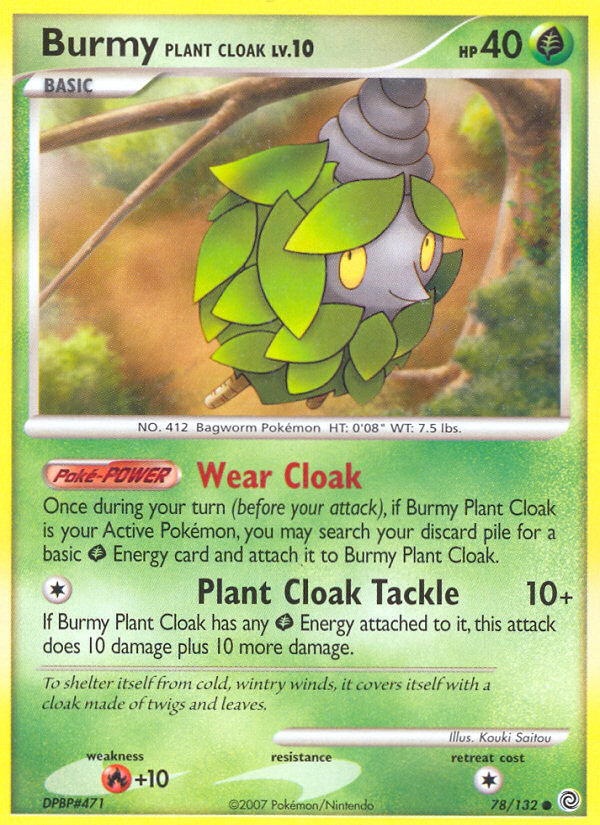 Burmy Plant Cloak (78/132) [Diamond & Pearl: Secret Wonders] | Exor Games Dartmouth