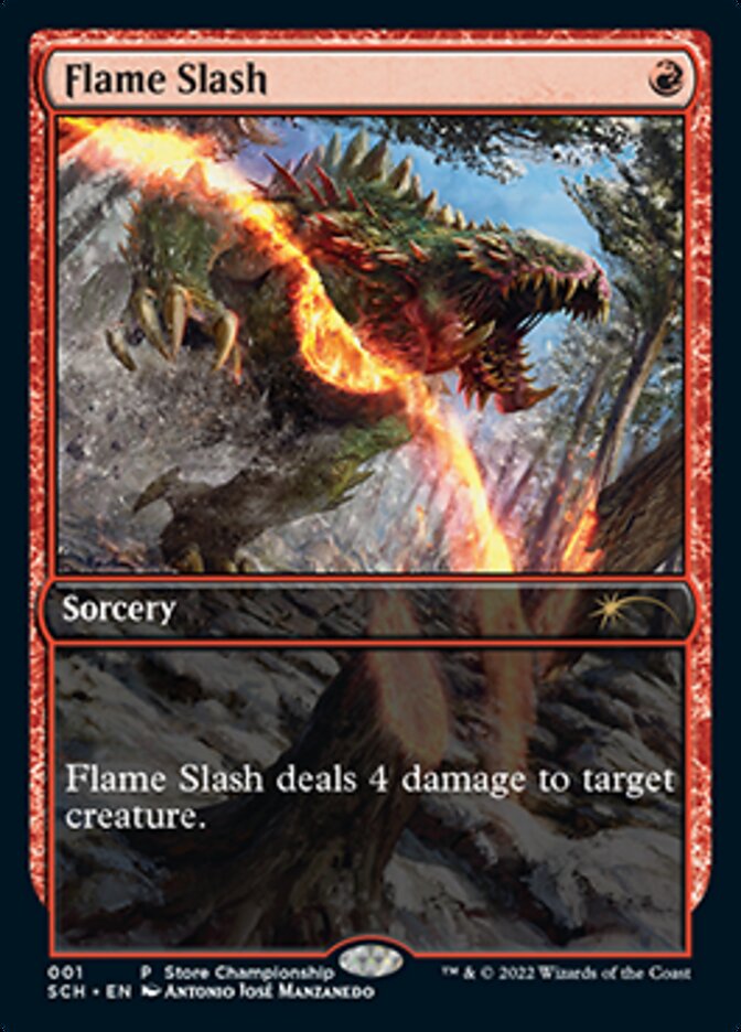 Flame Slash (Extended Art) [Store Championships 2022] | Exor Games Dartmouth