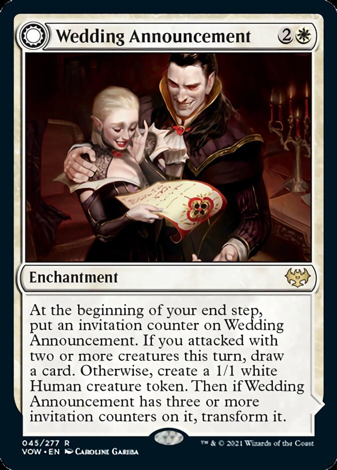 Wedding Announcement // Wedding Festivity [Innistrad: Crimson Vow] | Exor Games Dartmouth