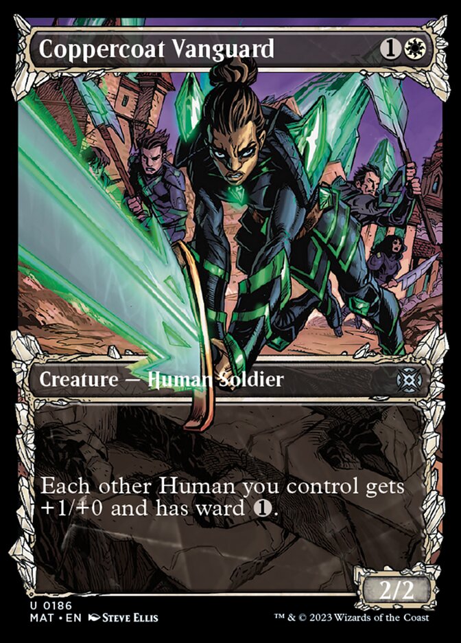 Coppercoat Vanguard (Showcase Halo Foil) [March of the Machine: The Aftermath] | Exor Games Dartmouth