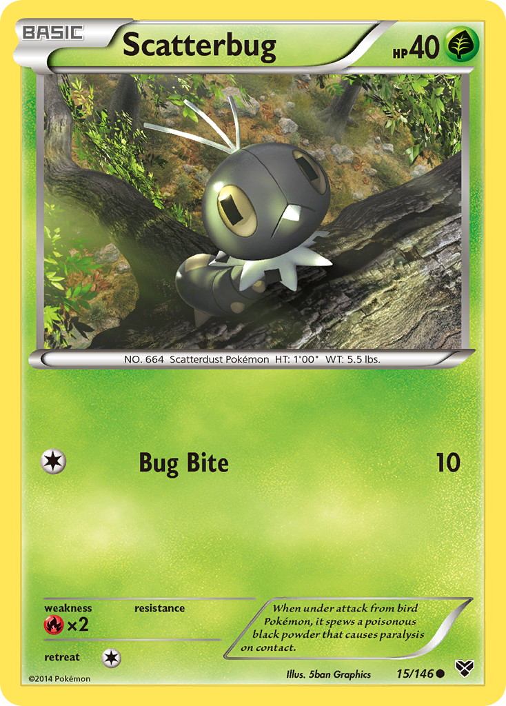 Scatterbug (15/146) [XY: Base Set] | Exor Games Dartmouth