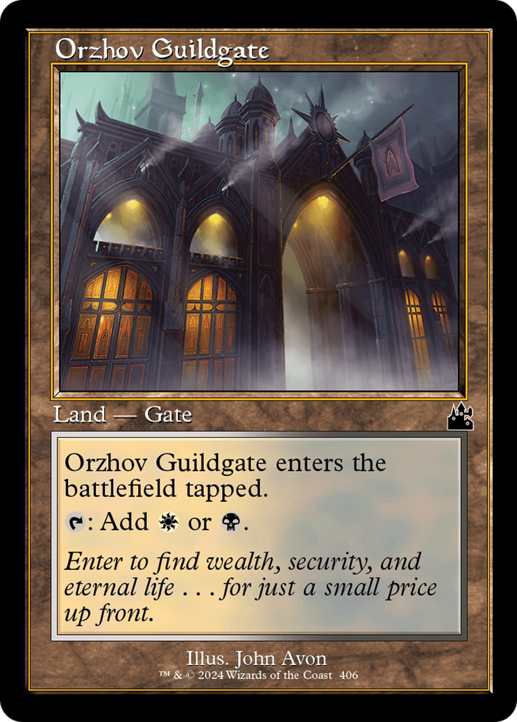 Orzhov Guildgate (Retro Frame) [Ravnica Remastered] | Exor Games Dartmouth