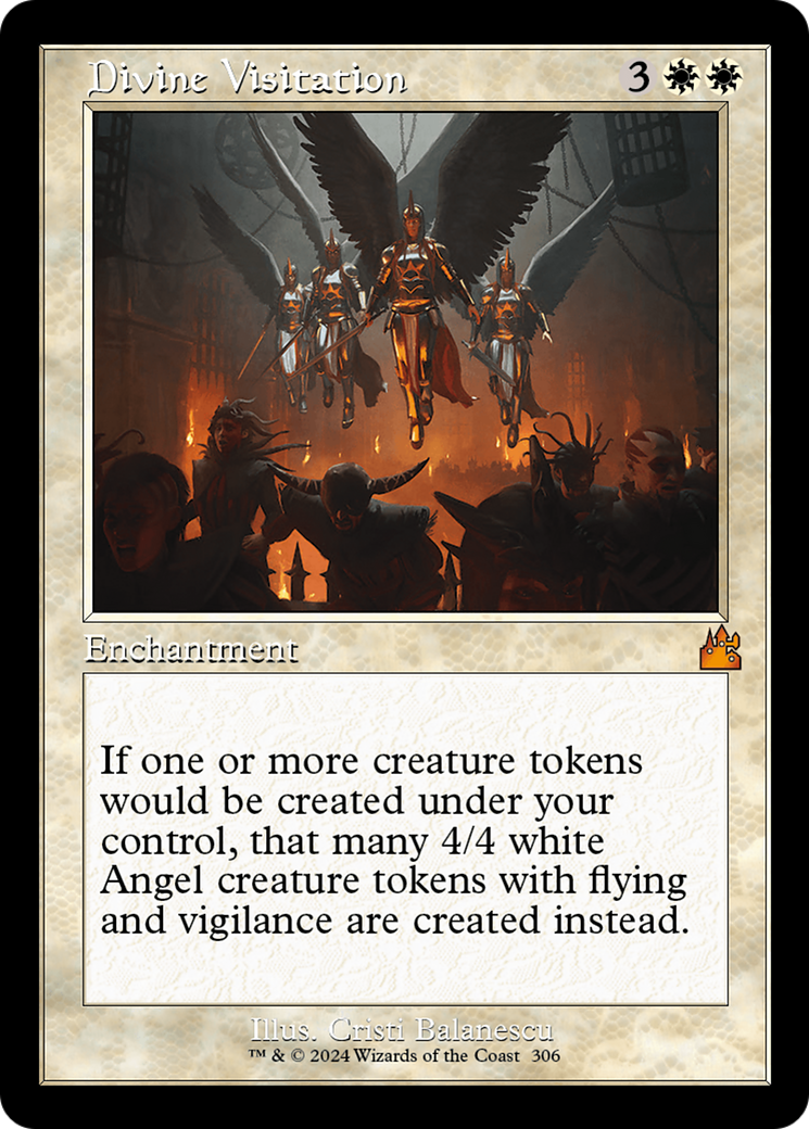 Divine Visitation (Retro Frame) [Ravnica Remastered] | Exor Games Dartmouth