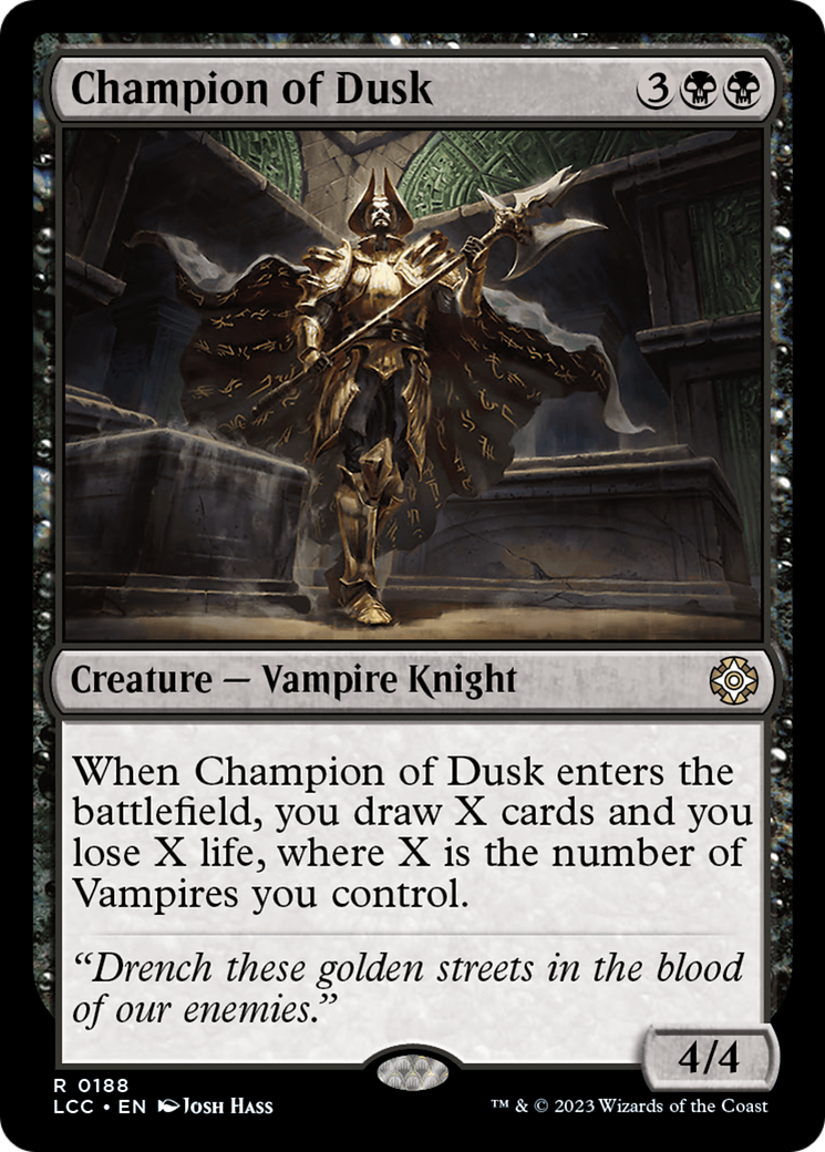 Champion of Dusk [The Lost Caverns of Ixalan Commander] | Exor Games Dartmouth