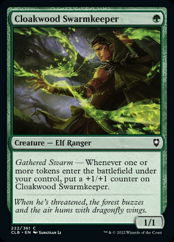 Cloakwood Swarmkeeper [Commander Legends: Battle for Baldur's Gate] | Exor Games Dartmouth