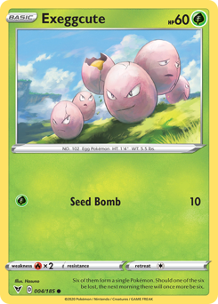 Exeggcute (004/185) [Sword & Shield: Vivid Voltage] | Exor Games Dartmouth