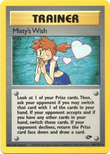 Misty's Wish (108/132) [Gym Challenge Unlimited] | Exor Games Dartmouth