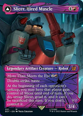 Slicer, Hired Muscle // Slicer, High-Speed Antagonist (Shattered Glass) [Universes Beyond: Transformers] | Exor Games Dartmouth