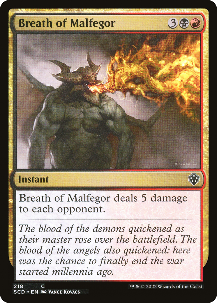 Breath of Malfegor [Starter Commander Decks] | Exor Games Dartmouth