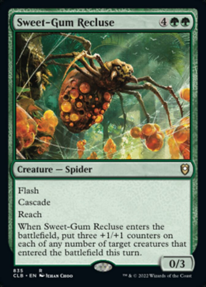 Sweet-Gum Recluse [Commander Legends: Battle for Baldur's Gate] | Exor Games Dartmouth